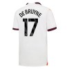 Maillot de Supporter Manchester City Kevin De Bruyne 17 Extérieur 2023-24 Pour Enfant